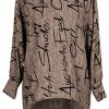 Emma & Giovanni - Haut/Tshirt Oversize imprmé Lettre Made in Italy - Femme