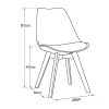 Happy-Garden-Lot-de-4-chaises-scandinaves-Nora-Rouge-avec-Coussin-0-2 Happy Garden Lot de 4 chaises scandinaves Nora Rouge avec Coussin