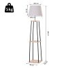 Homcom-Lampadaire-Design-Contemporain-dim-40L-x-40l-x-160H-cm-40-W-Max-3-tagres-intgres-Bois-Massif-Caoutchouc-mtal-Noir-Lin-Beige-0-1 Homcom Lampadaire Design Contemporain dim. 40L x 40l x 160H cm 40 W Max. 3 étagères intégrées Bois Massif Caoutchouc métal Noir Lin Beige