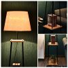 Homcom-Lampadaire-Design-Contemporain-dim-40L-x-40l-x-160H-cm-40-W-Max-3-tagres-intgres-Bois-Massif-Caoutchouc-mtal-Noir-Lin-Beige-0-3 Homcom Lampadaire Design Contemporain dim. 40L x 40l x 160H cm 40 W Max. 3 étagères intégrées Bois Massif Caoutchouc métal Noir Lin Beige