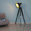 Homcom-Lampadaire-trpied-Style-Industriel-Hauteur-rglable-Abat-Jour-Ajustable-E27-40W-Max-65-x-65-x-108-152-cm-Bois-mtal-Noir-et-dor-0-0 Homcom Lampadaire trépied Style Industriel Hauteur réglable Abat-Jour Ajustable E27 40W Max. 65 x 65 x 108-152 cm Bois métal Noir et doré