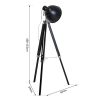 Homcom-Lampadaire-trpied-Style-Industriel-Hauteur-rglable-Abat-Jour-Ajustable-E27-40W-Max-65-x-65-x-108-152-cm-Bois-mtal-Noir-et-dor-0-1 Homcom Lampadaire trépied Style Industriel Hauteur réglable Abat-Jour Ajustable E27 40W Max. 65 x 65 x 108-152 cm Bois métal Noir et doré