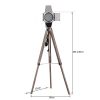 Homcom-Lampadaire-trpied-projecteur-Style-Industriel-no-rtro-Hauteur-rglable-65L-x-65l-x-103-146H-cm-Bois-Acier-mtalis-0-1 Homcom Lampadaire trépied projecteur Style Industriel néo-rétro Hauteur réglable 65L x 65l x 103-146H cm Bois Acier métalisé