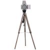 Homcom-Lampadaire-trpied-projecteur-Style-Industriel-no-rtro-Hauteur-rglable-65L-x-65l-x-103-146H-cm-Bois-Acier-mtalis-0 Homcom Lampadaire trépied projecteur Style Industriel néo-rétro Hauteur réglable 65L x 65l x 103-146H cm Bois Acier métalisé