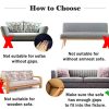 Housses de Canapé Imprimé Extensible, Morbuy Européenne Simple Elégance Revêtement de Canapé avec accoudoirs Sofa Elastique Couverture Protecteur Fauteuil
