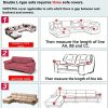 Housses de Canapé Imprimé Extensible, Morbuy Européenne Simple Elégance Revêtement de Canapé avec accoudoirs Sofa Elastique Couverture Protecteur Fauteuil
