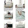 Housses de Canapé Imprimé Extensible, Morbuy Européenne Simple Elégance Revêtement de Canapé avec accoudoirs Sofa Elastique Couverture Protecteur Fauteuil