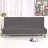 JIAN YA NA Pliable Canapé Housse de Matelas Futon Couleur Unie sans accoudoirs Slipcover Polyester Tissu élastique Housse Tout Compris par