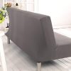 JIAN YA NA Pliable Canapé Housse de Matelas Futon Couleur Unie sans accoudoirs Slipcover Polyester Tissu élastique Housse Tout Compris par