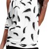 Jusfitsu-Sexy-Femme-Casual-paule-Plume-Manches-Courtes-T-Shirt-Tops-Chemise-0 Jusfitsu Sexy Femme Casual Épaule Plume Manches Courtes T-Shirt Tops Chemise