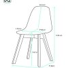 KAYELLES-Lot-de-2-chaises-Patchwork-scandinaves-NADA-Patchwork-Marron-0-2 KAYELLES Lot de 2 chaises Patchwork scandinaves, NADA (Patchwork Marron)
