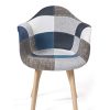 KAYELLES-Lot-de-2-chaises-scandinaves-Patchwork-Salle--Manger-Cuisine-NEDA-0-0 KAYELLES Lot de 2 chaises scandinaves Patchwork, Salle à Manger, Cuisine - NEDA