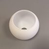 Lhh 60064 Verre de rechange Weimar, verre boule, abat-jour en verre pour plafond, lampe de table, projecteur avec culot E14