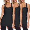 Lot-de-3-Dbardeurs-Femmes-Longs-Top-Tank-de-Sport-T-Shirt-Dcontract-sans-Manches-Elastique-0 Lot de 3 Débardeurs Femmes Longs Top Tank de Sport T-Shirt Décontracté sans Manches Elastique