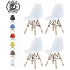 Lot de 4 chaises au Design Moderne de Style scandinave, Lia par MCC