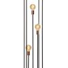 Lucide-087240330-Lampadaire-Mtal-E27-120-W-Noir-Cuivre-0 Lucide 08724/03/30 Lampadaire, Métal, E27, 120 W, Noir, Cuivre
