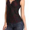 MISS-MOLY-Dbardeur-Dentelle-Femme-Chemise-Haut-Sexy-Chic-sans-Chemisier-Manches--Col-V-Profond-Tank-Top-0-1 MISS MOLY Débardeur Dentelle Femme Chemise Haut Sexy Chic sans Chemisier Manches à Col V Profond Tank Top