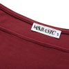 MSBASIC-Top-Caraco-Unicolore-Court-de-Base--paule-Nu-pour-Femme-0-1 MSBASIC Top Caraco Unicolore Court de Base à Épaule Nu pour Femme
