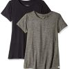 Marque-Amazon-Amazon-Essentials-2-Pack-Tech-Stretch-Short-Sleeve-Crewneck-T-Shirt-Femme-0 Marque Amazon - Amazon Essentials 2-Pack Tech Stretch Short-Sleeve Crewneck T-Shirt Femme