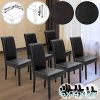 Miadomodo-Chaises-de-Salle--Manger-en-Simili-Cuir-et-Bois-Couleur-NoirMarron-et-Set-246-au-Choix-avec-Dossier-Haut-Meuble-de-Salon-Restaurant-Cuisine-Dner-0 Miadomodo Chaises de Salle à Manger - en Simili Cuir et Bois, Couleur (Noir/Marron) et Set (2/4/6) au Choix, avec Dossier Haut - Meuble de Salon, Restaurant, Cuisine, Dîner