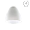 MiniSun-LOT-de-3-Globes-en-Verre-CLOCHE-Verrerie-Givr-Globes-en-Verre-de-remplacement-0-2 MiniSun LOT de 3 - Globes en Verre. CLOCHE. Verrerie Givré. Globes en Verre de remplacement
