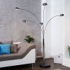 Rtro-Lampe-sur-pied-FINGERS-argent-avec-pied-noir-lounge-lampadaire-0-1 Rétro Lampe sur pied "FINGERS" | argent, avec pied noir | lounge lampadaire