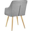 TecTake-402981-Chaise-de-Salle--Manger-Confort-Fauteuil-de-Salon-Rembourr-au-Design-Scandinave-55-cm-x-54-cm-x-825-cm-Gris-0-1 TecTake 402981 - Chaise de Salle à Manger Confort, Fauteuil de Salon Rembourré au Design Scandinave 55 cm x 54 cm x 82,5 cm Gris