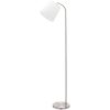 Umi. by Amazon Lampe sur pied, abat-jour en tissu, incurvée, beige, 161,29 cm