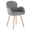 WOLTU-1-X-Chaise-de-Salle--Manger-Chaise-de-Cuisine-Chaise-de-Salon-rembourre-en-Lin-avec-Pieds-en-Bois-Massif993-0 WOLTU 1 X Chaise de Salle à Manger Chaise de Cuisine Chaise de Salon rembourrée en Lin avec Pieds en Bois Massif,#993