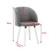 WOLTU-1216-Chaise-de-Salle--Manger-Chaise-de-Cuisine-Rembourre-Assise-en-LinVelours-0-1 WOLTU #1216 Chaise de Salle à Manger Chaise de Cuisine Rembourrée Assise en Lin/Velours