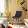 WOLTU-1334-Chaise-de-Salle--Manger-Lot-de-2-Chaise-de-Cuisine-Assise-rembourre-en-VeloursLinSimilicuirPieds-en-mtal-Stable-0-0 WOLTU #1334 Chaise de Salle à Manger Lot de 2 Chaise de Cuisine Assise rembourrée en Velours/Lin/Similicuir,Pieds en métal Stable