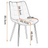 WOLTU-1334-Chaise-de-Salle--Manger-Lot-de-2-Chaise-de-Cuisine-Assise-rembourre-en-VeloursLinSimilicuirPieds-en-mtal-Stable-0-1 WOLTU #1334 Chaise de Salle à Manger Lot de 2 Chaise de Cuisine Assise rembourrée en Velours/Lin/Similicuir,Pieds en métal Stable