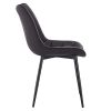 WOLTU-1334-Chaise-de-Salle--Manger-Lot-de-2-Chaise-de-Cuisine-Assise-rembourre-en-VeloursLinSimilicuirPieds-en-mtal-Stable-0-3 WOLTU #1334 Chaise de Salle à Manger Lot de 2 Chaise de Cuisine Assise rembourrée en Velours/Lin/Similicuir,Pieds en métal Stable