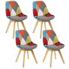 WOLTU-Chaise-de-Salle--Manger-Lot-de-4-pour-Cuisine-en-Lin-sigeBH29mf-4-Multicolore-0 WOLTU® Chaise de Salle à Manger Lot de 4 pour Cuisine en Lin siège,BH29mf-4 Multicolore