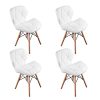 WV-LeisureMaster-4PCS-Cecilia-Eiffel-Millmead-inspir-Chaise-PU-rtro--Manger-Chaise-Chaise-de-Bureau-Lounge-Papillon-Type-Dossier-Chaise--Manger-0 WV LeisureMaster 4PCS Cecilia Eiffel Millmead inspiré Chaise PU rétro à Manger Chaise Chaise de Bureau Lounge, Papillon Type Dossier Chaise à Manger