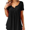 YOINS-Femme-Tee-Shirt-Mode-Manches-Courtes-Top-t-Chic-Sweatshirt-Loose-Tunique-Haut-Lche-Chemise-Casual-Col-Rond-0 YOINS Femme Tee-Shirt Mode Manches Courtes Top Été Chic Sweatshirt Loose Tunique Haut Lâche Chemise Casual Col Rond