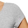 oodji Ultra Femme T-Shirt Basique avec Encolure Goutte d'eau au Dos