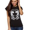 oodji-Ultra-Femme-T-Shirt-en-Coton-avec-Imprim-et-Ourlet-Brut-0 oodji Ultra Femme T-Shirt en Coton avec Imprimé et Ourlet Brut