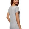 oodji-Ultra-Femme-T-Shirt-en-Viscose-avec-Imprim-et-Strass-0-0 oodji Ultra Femme T-Shirt en Viscose avec Imprimé et Strass