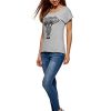 oodji-Ultra-Femme-T-Shirt-en-Viscose-avec-Imprim-et-Strass-0-3 oodji Ultra Femme T-Shirt en Viscose avec Imprimé et Strass