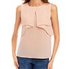 oodji Ultra Femme Top en Tissu Léger et Fluide