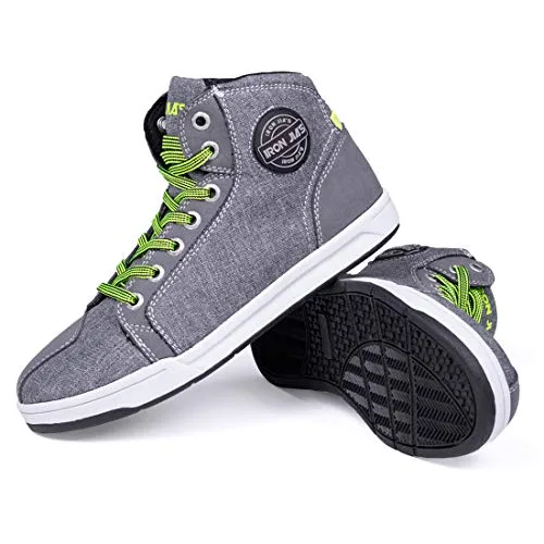 Bottes-de-Moto-de-Mode-Homme-Baskets-Casual-de-vlo-de-Rue-Chaussures-de-Loisirs-de-Moto-avec-Semelle-antidrapante-0 Bottes de Moto de Mode Homme, Baskets Casual de vélo de Rue, Chaussures de Loisirs de Moto avec Semelle antidérapante