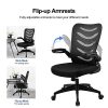 COMHOMA-Chaise-de-Bureau-Fauteuil-Sige-Ergonomique-Hauteur-Rglable-Accoudoirs-Pliables-Noir-0-2 COMHOMA Chaise de Bureau Fauteuil Siège Ergonomique Hauteur Réglable Accoudoirs Pliables Noir
