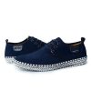 CUSTOME Hommes Suède Cuir Chaussures Lacer Sneaker Flâneurs Poids léger Appartement Doux Durable Fait Main Anti-dérapant Chaussures