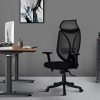 Chaise-de-Bureau-en-Maille-Fauteuil-Excutif-Ergonomique-Dossier-Haut-avec-Appui-tte-et-Soutien-Lombaire-Accoudoirs-Noir-0-0 Chaise de Bureau en Maille, Fauteuil Exécutif Ergonomique, Dossier Haut avec Appui tête et Soutien Lombaire, Accoudoirs, Noir