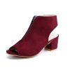 Chaussures-Talon-Femme-Plateforme-Peep-Toes-Sandales-de-Ville-Daim-Compensee-Mode-Chic-Western-Pointu-Boots-t-Respirant-6cm-Rouge-Noir-Gris-34-43-0 Chaussures Talon Femme Plateforme Peep Toes Sandales de Ville Daim Compensee Mode Chic Western Pointu Boots Été Respirant 6cm Rouge Noir Gris 34-43