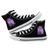 Chaussures de Toile Haute Unisexe Femme Homme Stranger Things Imprimee Sneakers Respirant Student Décontracté Baskets à Lacets Chaussure Sport Casual