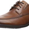 Clarks - Chaussure de Marche Tilden pour Homme, 45 2E EUR, Dark Tan Leather