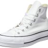 Converse CTAS Lift Hi Black/White, Baskets Hautes Mixte Adulte
