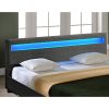 Corium® Lit Moderne de Textile avec LED